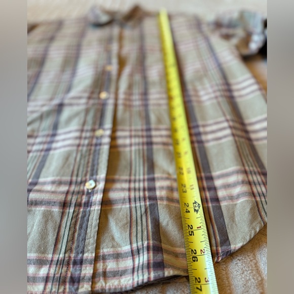 Y2K Calvin Klein Plaid Button-Down - Picture 4 of 13